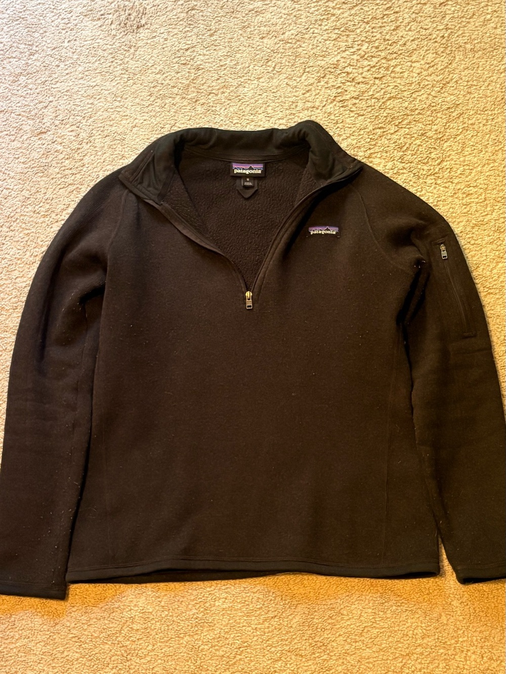 Patagonia Women’s Black Half-Zip Fleece Pullover